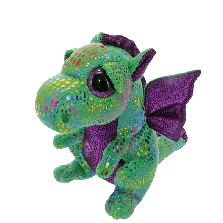 Ty Beanie Boos - Cinder - Green Dragon  - 41cm Large
