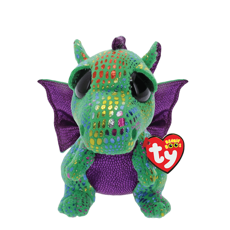 Ty Beanie Boos - Cinder - Green Dragon  - 41cm Large