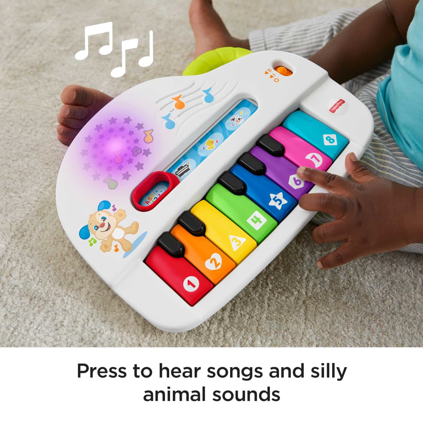 Fisher-Price - Laugh &amp; Learn Silly Sounds Light-Up Piano