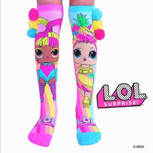 MADMIA -  Socks Toddler Age 3-5y Lol Chica & Glow Toddler