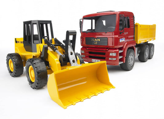 Bruder - Construction Truck With Articulated Road Loader - Bruder Construction