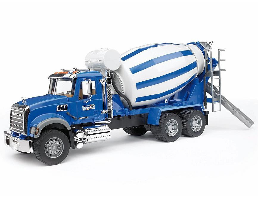 Bruder - Mack Granite Cement Mixer - Bruder Construction