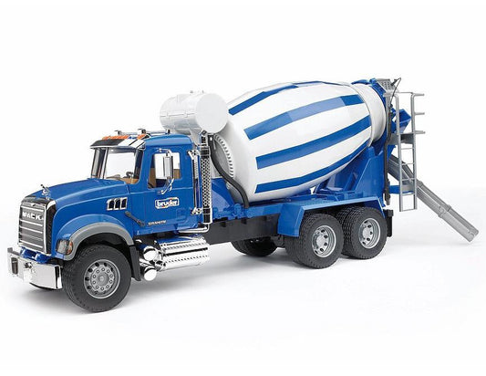 Bruder - Mack Granite Cement Mixer - Bruder Construction