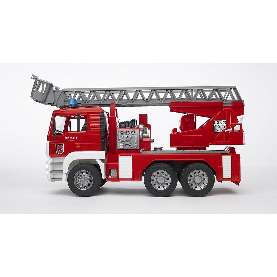 Bruder - Fire Engine Man Tga With Selwing Ladder  1:16 Scale