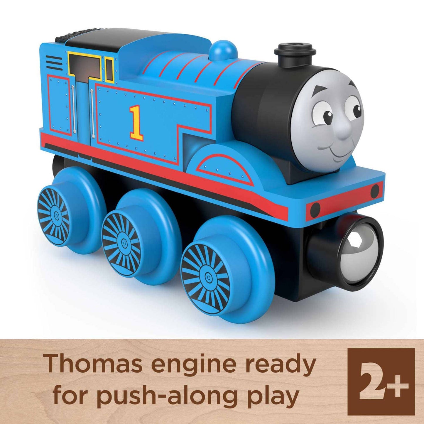 Thomas & Friends Thomas Push-Along Wooden Toy Train For Toddlers And Preschool Child