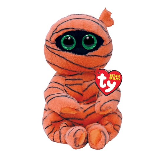 Ty Beanie Bellies - Hocus Pocus - Orange Mummy - Small 20cm