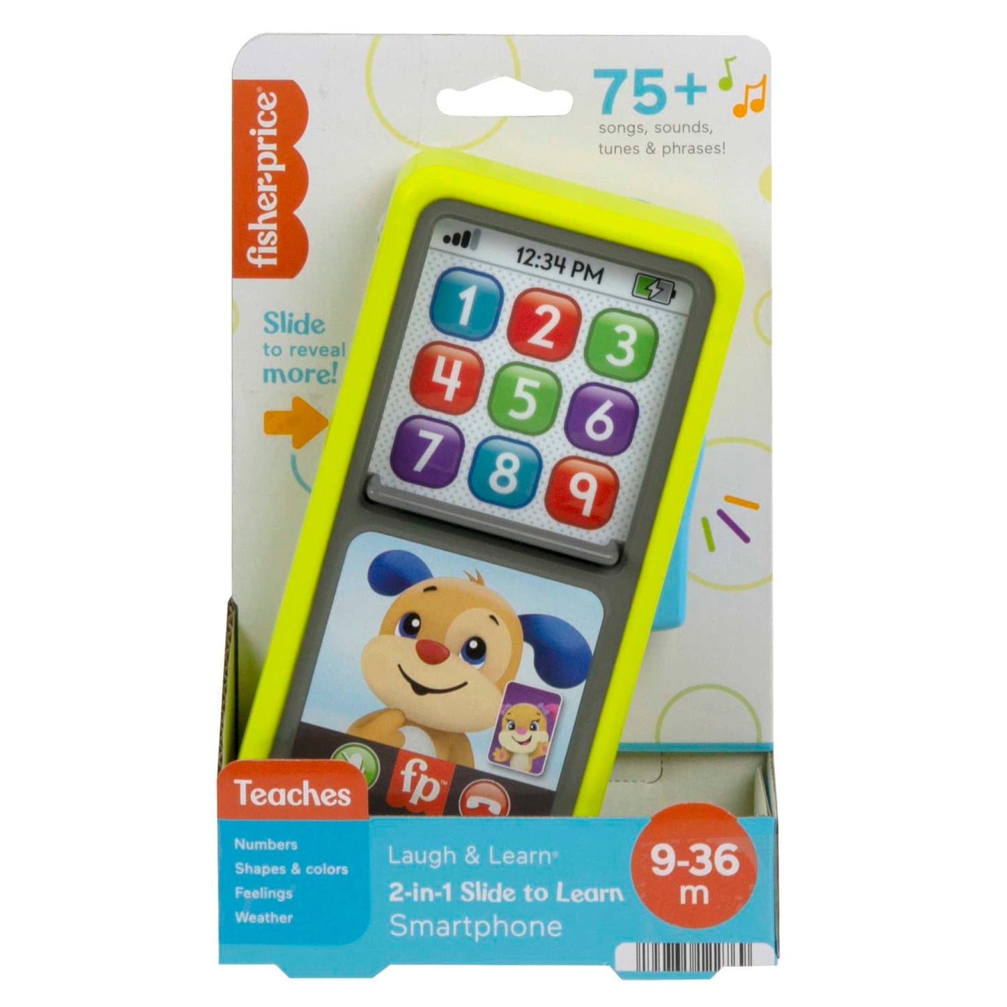Fisher-Price - Laugh &amp; Learn 2-in-1 Slide To Learn Smartphone