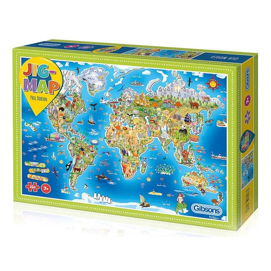 Gibsons - Jigmap Our World Jigsaw Puzzle 250 Pieces