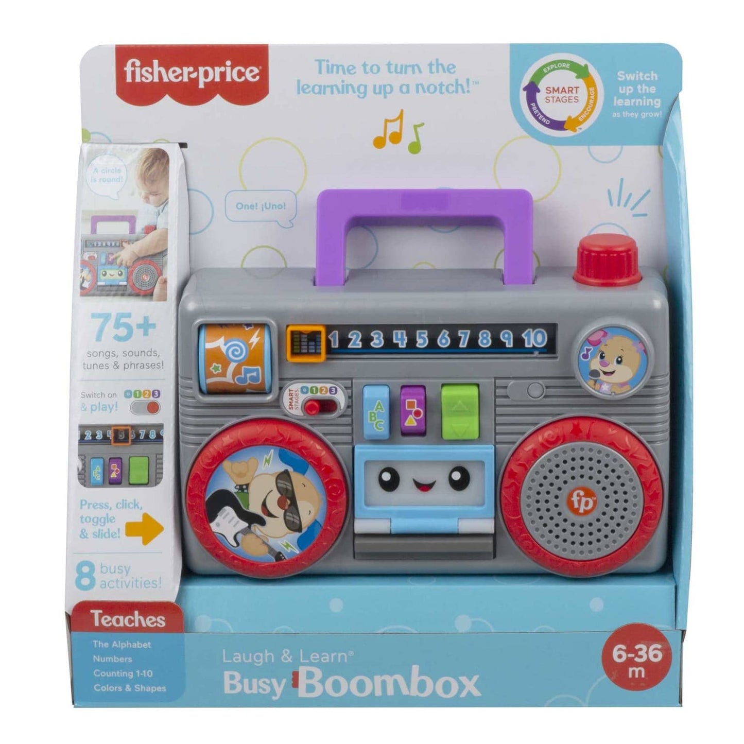 Fisher-Price - Laugh &amp; Learn Busy Boombox