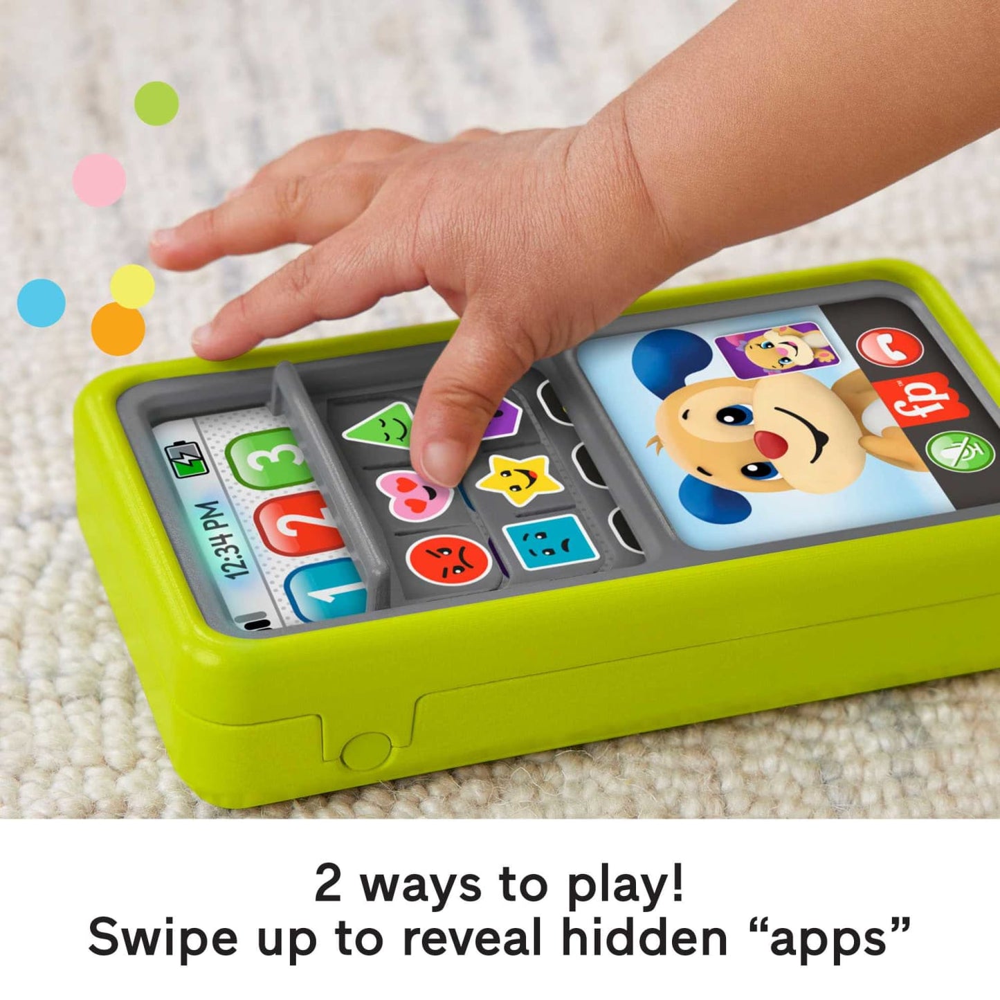 Fisher-Price - Laugh &amp; Learn 2-in-1 Slide To Learn Smartphone