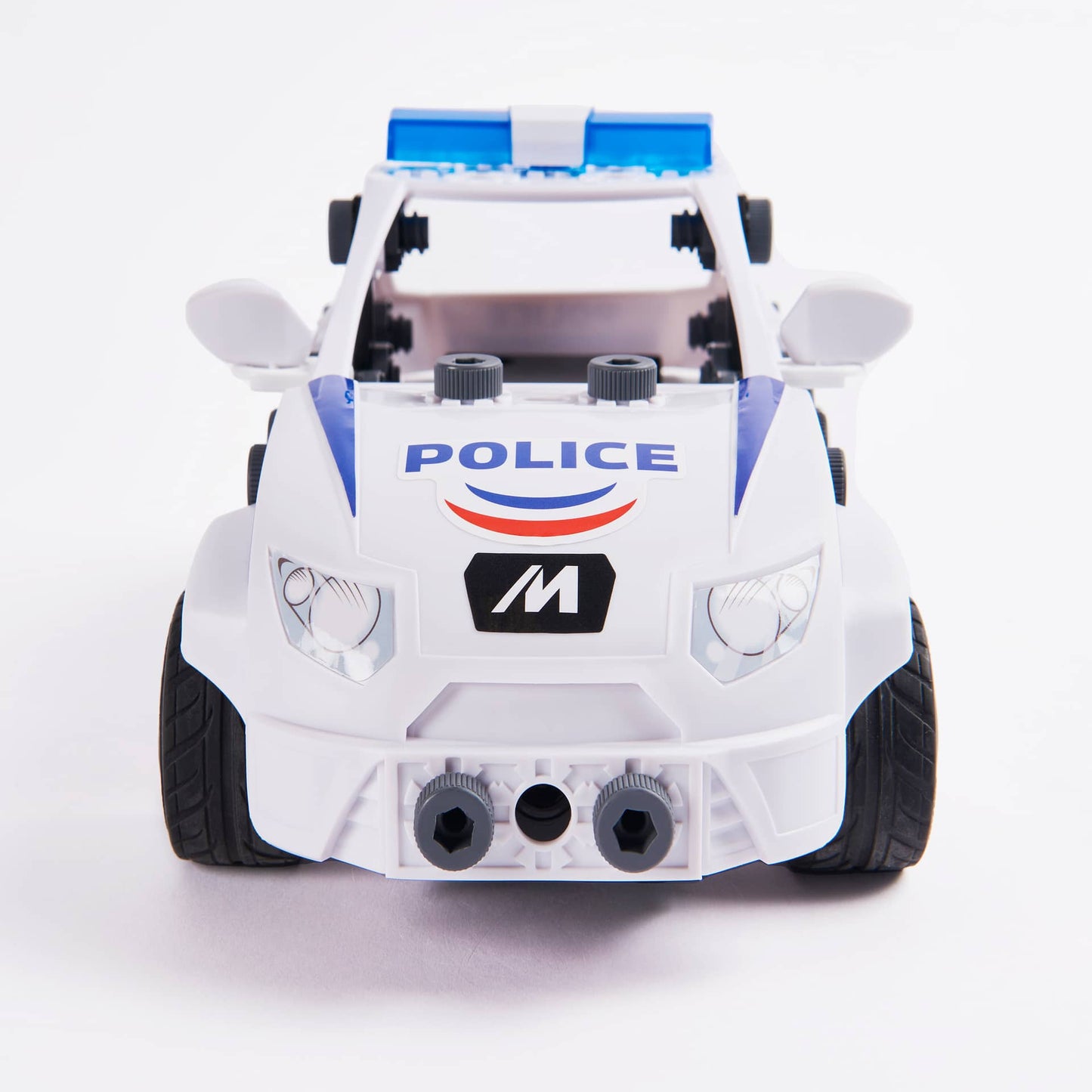 Meccano - Junior Rc Police Car Toy Model Building Kit Stem