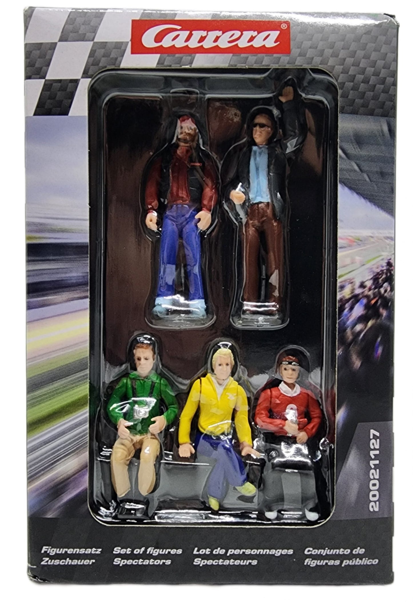 Carrera Accessories - Set of Figures - 5 Spectators - Suits Digital 1:24 1:32 and Evolution Model No.20021127