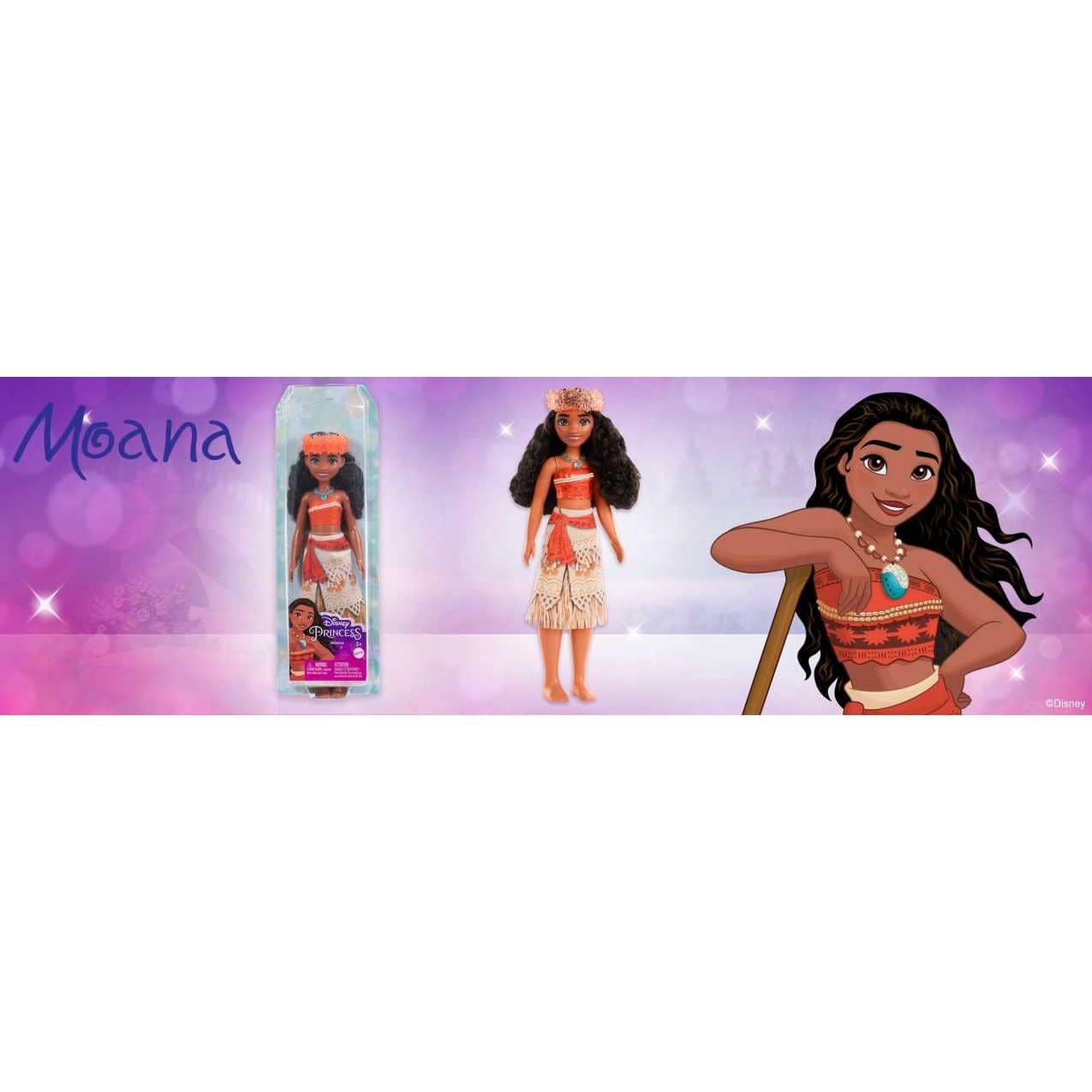 Disney Princess Moana Fashion Doll And Accessories - New For 2023